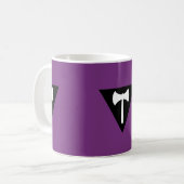 Lesbian Labrys Pride Flag Kaffeetasse (Vorderseite Links)