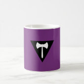 Lesbian Labrys Pride Flag Kaffeetasse (Mittel)