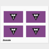 Lesbian Labrys Pride Flag Rechteckiger Aufkleber (Blatt)