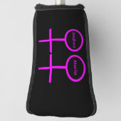 Lesbian liebt Custom Golf Putter Cover Headcover (Rotieren 90)