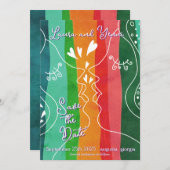 Lesbian Love Doodle Save The Date (Vorne/Hinten)