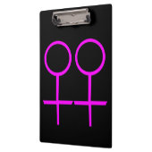 Lesbian Lovers Clipboard Klemmbrett (Links)
