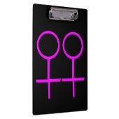Lesbian Lovers Clipboard Klemmbrett (Rechts)