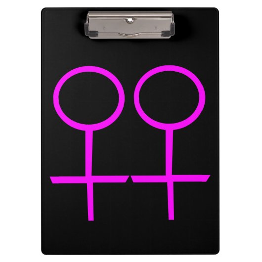 Lesbian Lovers Clipboard Klemmbrett (Vorderseite)