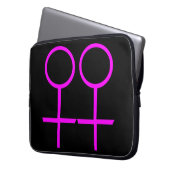 Lesbian Lovers Laptop Bag Laptopschutzhülle (Vorderseite Links)