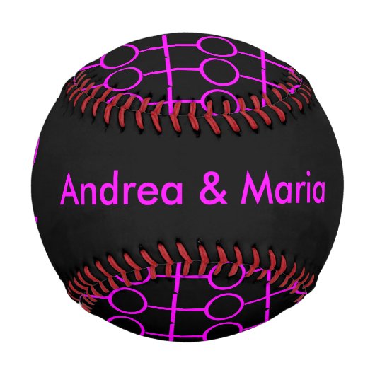 Lesbian Lovers Personalisiert Baseball (Vorderseite)