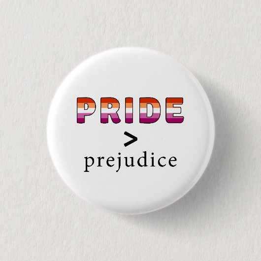 Lesbian Pride and Prejudice  Button (Vorderseite)