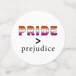 Lesbian Pride and Prejudice confetti Konfetti