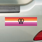 Lesbian Pride Autoaufkleber (Auf Auto)