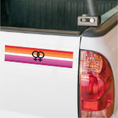 Lesbian Pride Autoaufkleber (Auf Lkw)