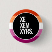 Lesbian Pride Button (Vorderseite)
