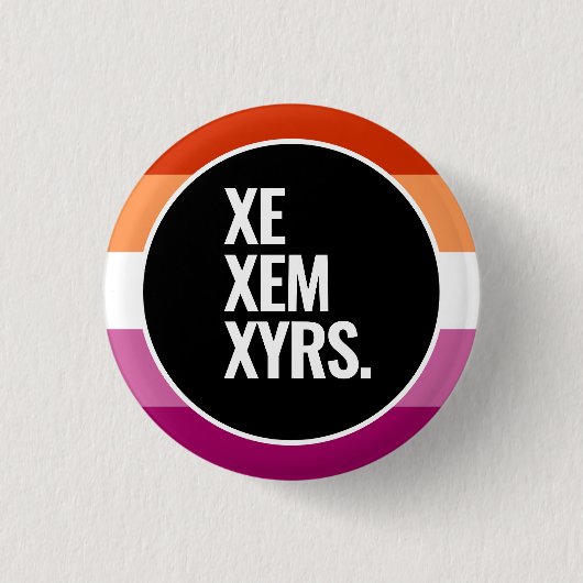 Lesbian Pride Button (Vorderseite)