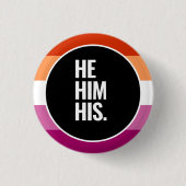 Lesbian Pride Button (Vorderseite)
