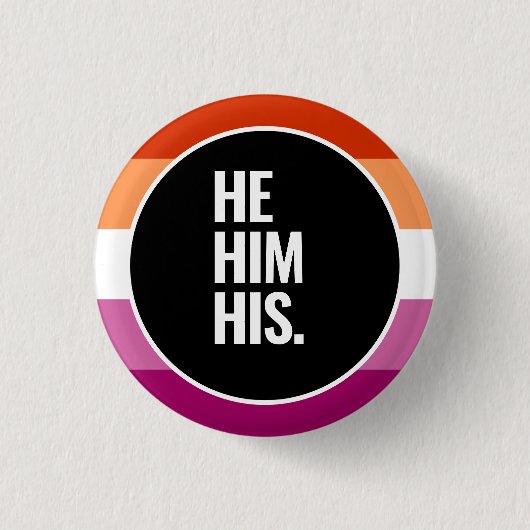 Lesbian Pride Button (Vorderseite)