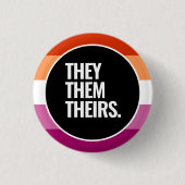 Lesbian Pride Button (Vorderseite)
