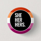 Lesbian Pride Button (Vorderseite)