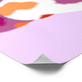 Lesbian Pride Cat Poster (Ecke)