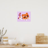 Lesbian Pride Cat Poster (Küche)
