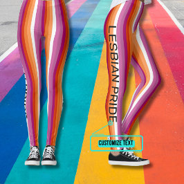 Lesbian Pride Celebration Leggings