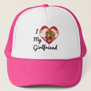 Lesbian Pride Custom Foto I Liebe My Girlfriend Truckerkappe