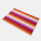 Lesbian Pride Doormat Fußmatte (Schrägansicht)