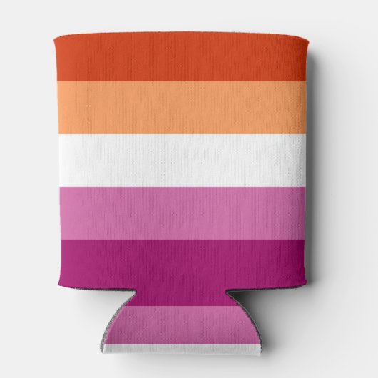 Lesbian Pride Dosenkühler (Rückseite)