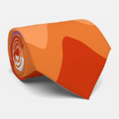 Lesbian Pride Flag Paint Swirl Art Neck Tie Krawatte (Gerollt)