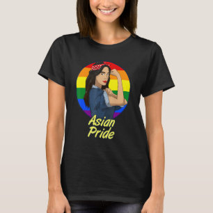 Lesbian Pride Gaysian Lgbt Rainbow Colors Asian Gi T-Shirt