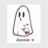 Lesbian Pride Ghost Aufkleber (Blatt)