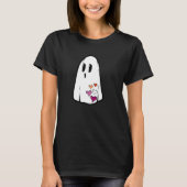 Lesbian Pride Ghost T-Shirt (Vorderseite)