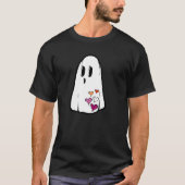 Lesbian Pride Ghost T-Shirt (Vorderseite)