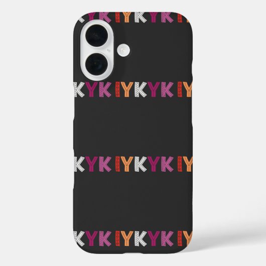 Lesbian Pride IYKYK Case-Mate iPhone Hülle (Rückseite)