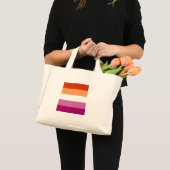 Lesbian Pride Mini Stoffbeutel (Vorderseite (Produkt))