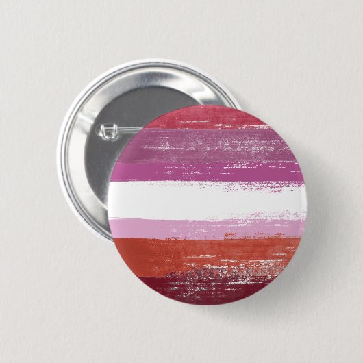Lesbian Pride Paint Button (Vorne & Hinten)