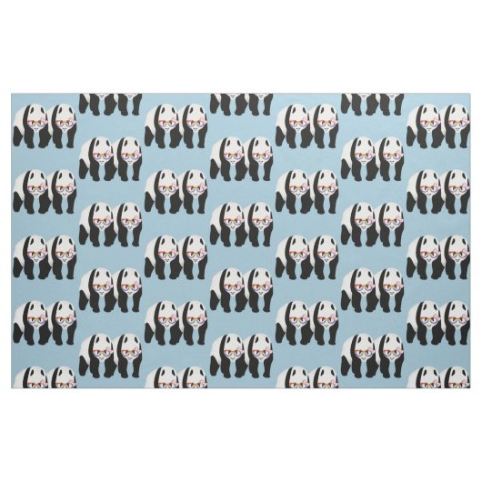 Lesbian Pride Pandas Stoff (Fat Quarter (45,7 x 55,9 cm))
