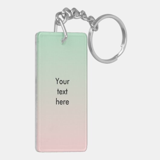 Lesbian Pride Pandas Wearing Rainbow Glasses Schlüsselanhänger (Rückseite links)