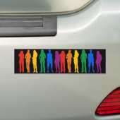 LESBIAN PRIDE -.png Autoaufkleber (Auf Auto)