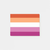 Lesbian Pride Post-it Klebezettel (Vorderseite)