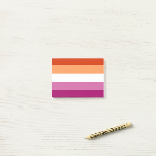 Lesbian Pride Post-it Klebezettel (Auf Schreibtisch)