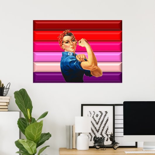 Lesbian Pride Poster (Heimbüro)