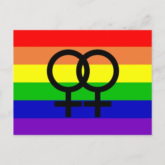 Lesbian Pride Postkarte (Vorderseite)