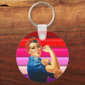 Lesbian Pride Schlüsselanhänger (Vorderseite)