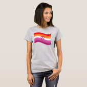 Lesbian Pride T - Shirt (Vorne ganz)