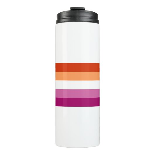 Lesbian Pride Thermosbecher (Vorderseite)