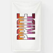 Lesbian Pride Word Banner (Vertikal)