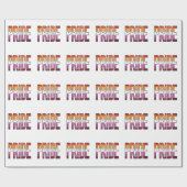 Lesbian Pride Word Geschenkpapier (Flach)