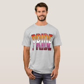 Lesbian Pride Word T-Shirt (Vorne ganz)