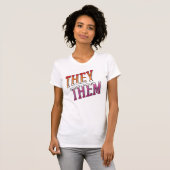Lesbian Pronoun Pride T - Shirt (Vorne ganz)