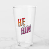 Lesbian Pronouns Er Ihn Glas (Vorderseite)