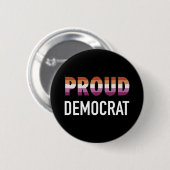 Lesbian Proud-Demokrat Button (Vorne & Hinten)